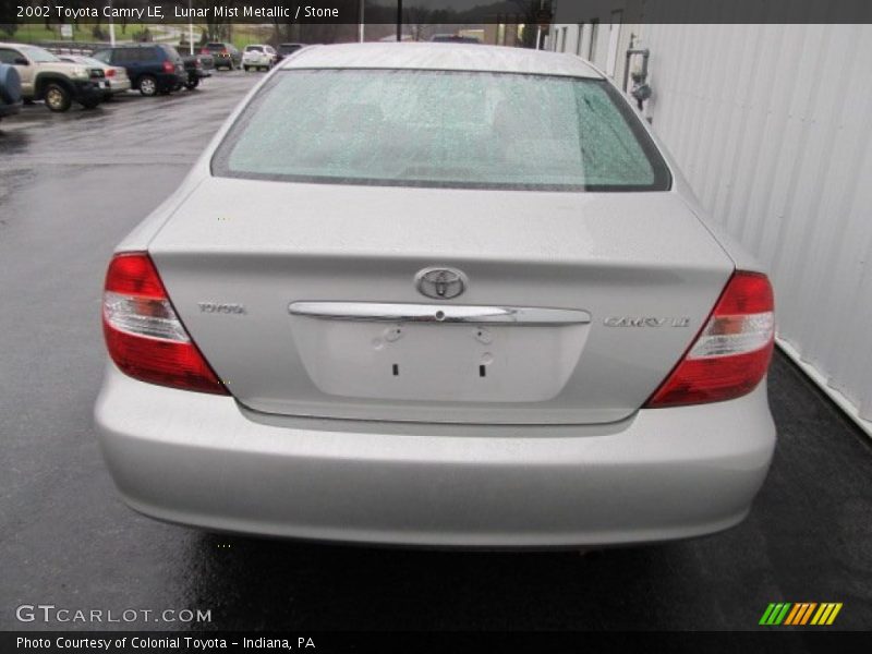 Lunar Mist Metallic / Stone 2002 Toyota Camry LE