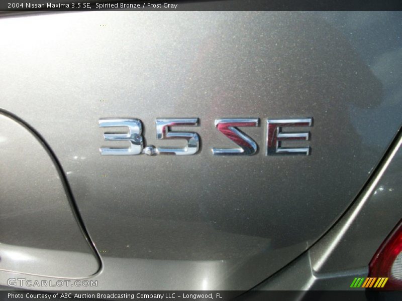 Spirited Bronze / Frost Gray 2004 Nissan Maxima 3.5 SE