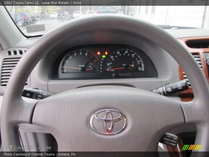 Lunar Mist Metallic / Stone 2002 Toyota Camry LE