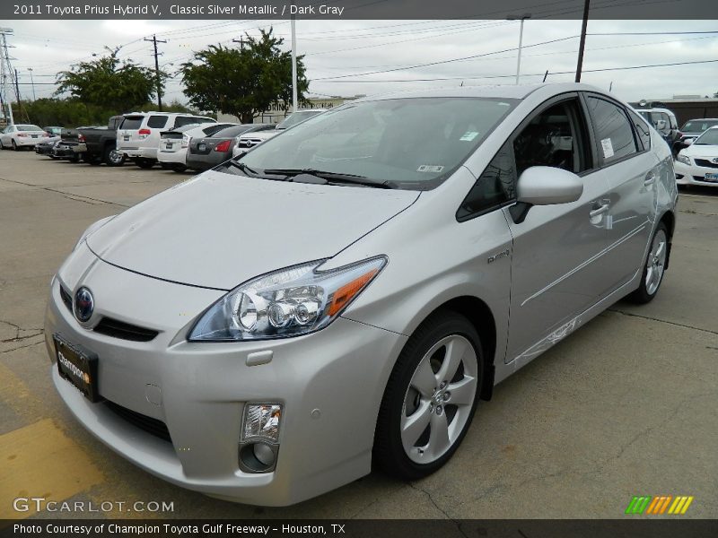 Classic Silver Metallic / Dark Gray 2011 Toyota Prius Hybrid V