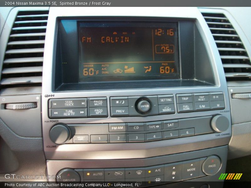 Spirited Bronze / Frost Gray 2004 Nissan Maxima 3.5 SE