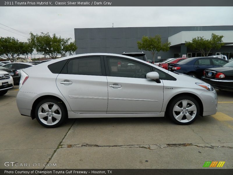 Classic Silver Metallic / Dark Gray 2011 Toyota Prius Hybrid V