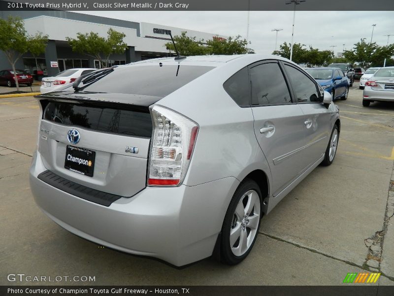 Classic Silver Metallic / Dark Gray 2011 Toyota Prius Hybrid V