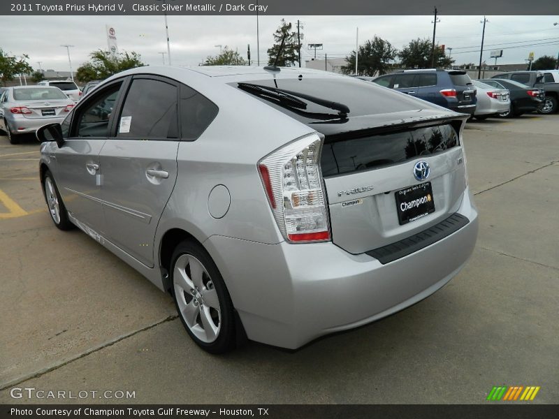 Classic Silver Metallic / Dark Gray 2011 Toyota Prius Hybrid V
