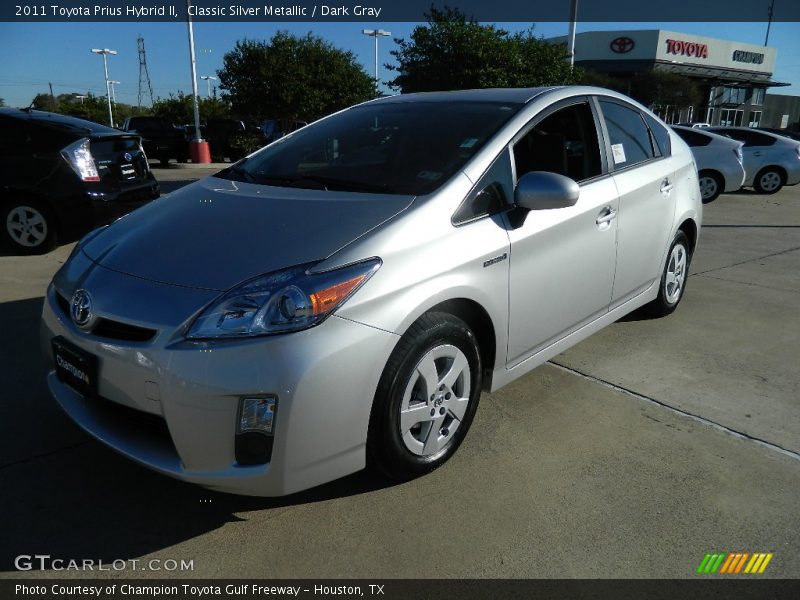Classic Silver Metallic / Dark Gray 2011 Toyota Prius Hybrid II