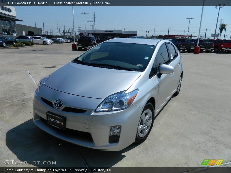 Classic Silver Metallic / Dark Gray 2011 Toyota Prius Hybrid II