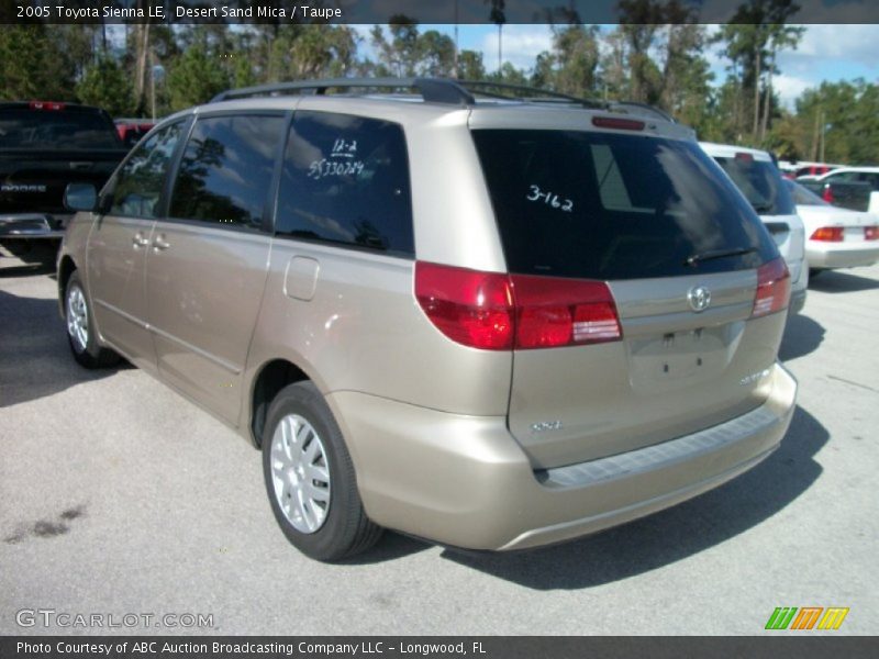 Desert Sand Mica / Taupe 2005 Toyota Sienna LE