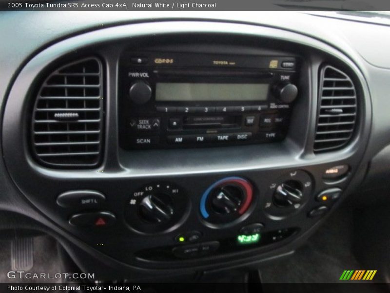 Natural White / Light Charcoal 2005 Toyota Tundra SR5 Access Cab 4x4