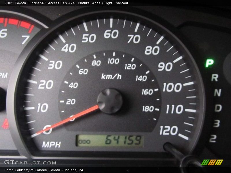 Natural White / Light Charcoal 2005 Toyota Tundra SR5 Access Cab 4x4