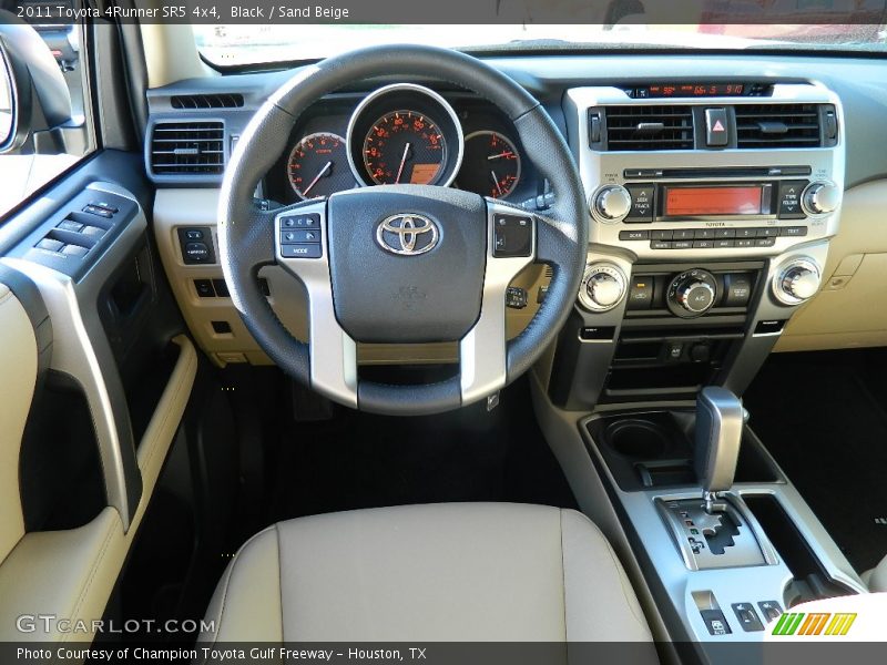 Black / Sand Beige 2011 Toyota 4Runner SR5 4x4