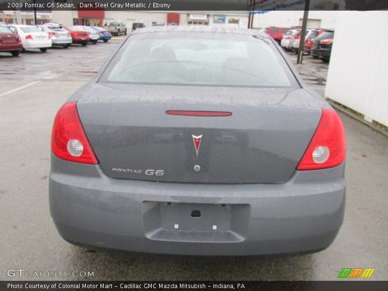 Dark Steel Gray Metallic / Ebony 2009 Pontiac G6 Sedan