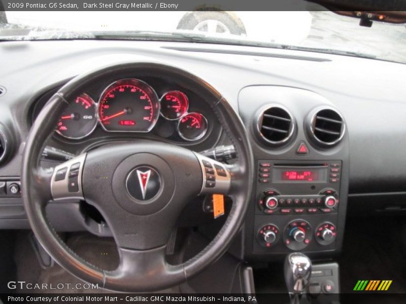 Dark Steel Gray Metallic / Ebony 2009 Pontiac G6 Sedan