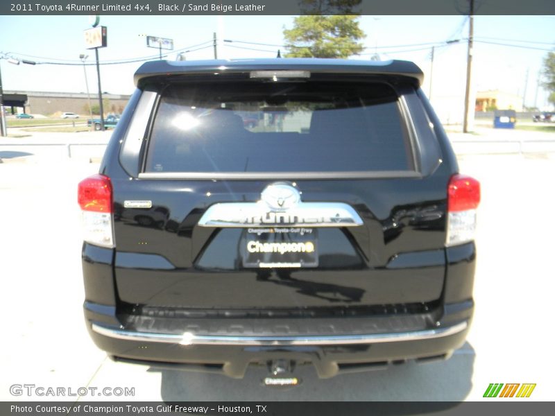 Black / Sand Beige Leather 2011 Toyota 4Runner Limited 4x4