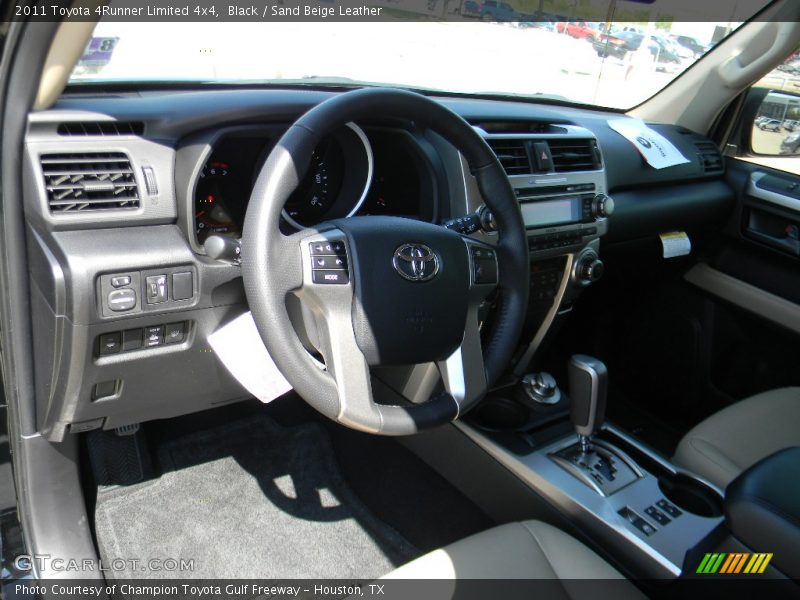 Black / Sand Beige Leather 2011 Toyota 4Runner Limited 4x4