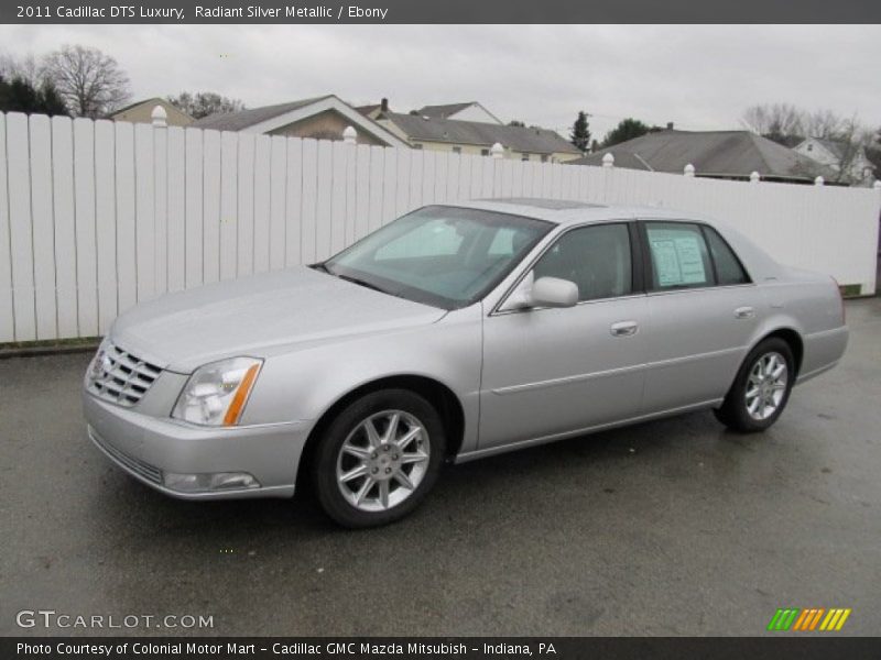 Radiant Silver Metallic / Ebony 2011 Cadillac DTS Luxury