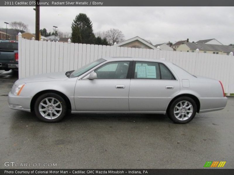 Radiant Silver Metallic / Ebony 2011 Cadillac DTS Luxury