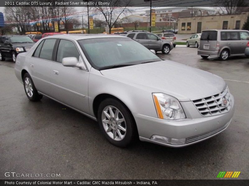 Radiant Silver Metallic / Ebony 2011 Cadillac DTS Luxury