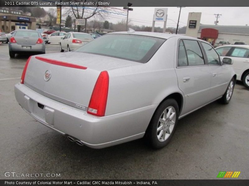 Radiant Silver Metallic / Ebony 2011 Cadillac DTS Luxury