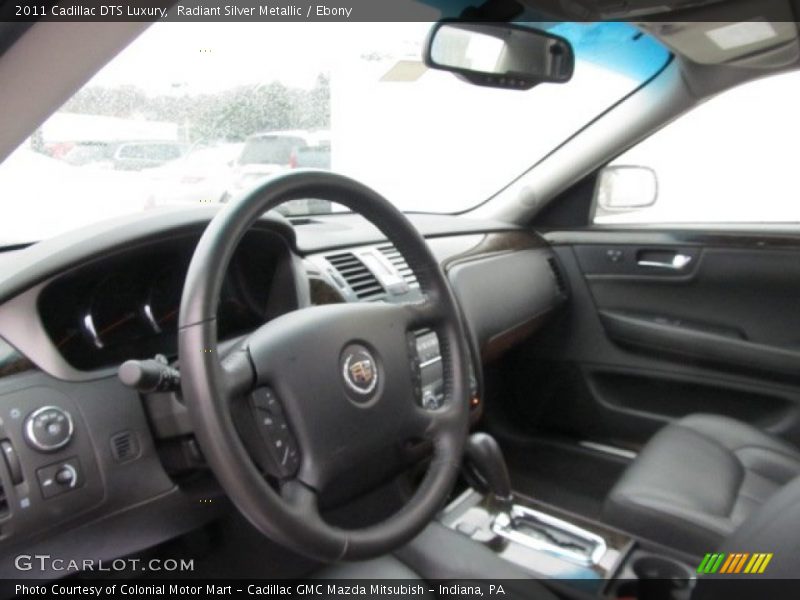 Radiant Silver Metallic / Ebony 2011 Cadillac DTS Luxury