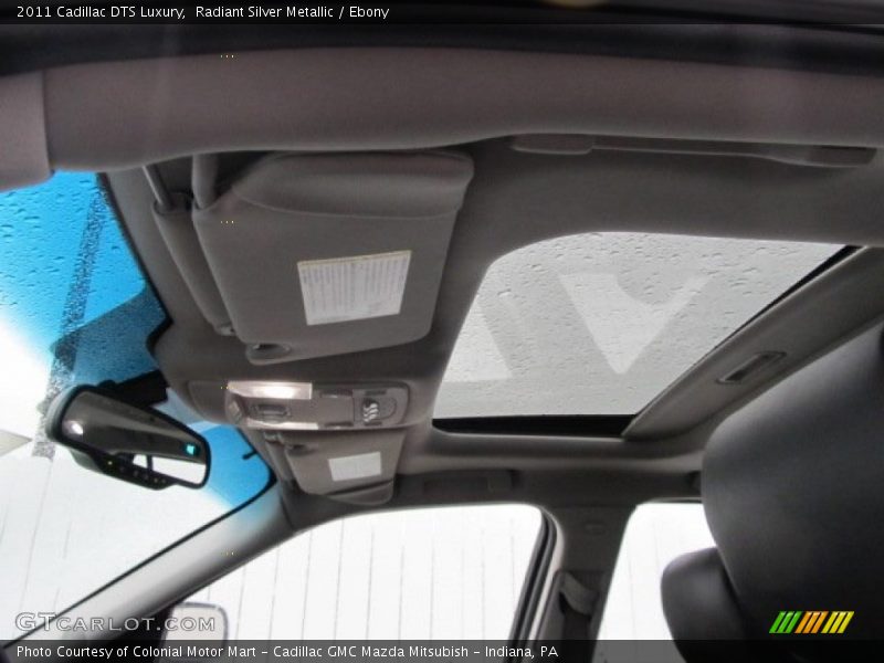 Radiant Silver Metallic / Ebony 2011 Cadillac DTS Luxury