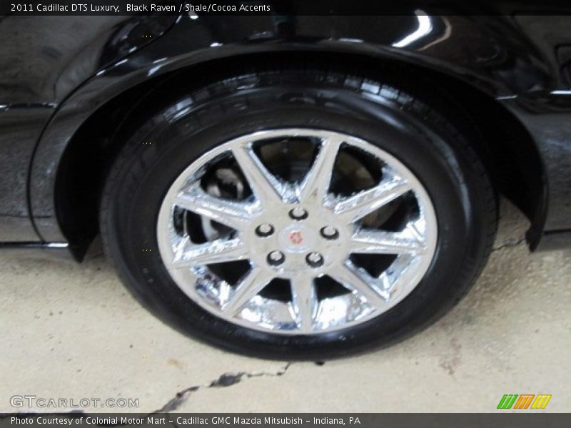 Black Raven / Shale/Cocoa Accents 2011 Cadillac DTS Luxury
