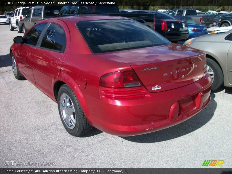 Inferno Red Pearlcoat / Sandstone 2004 Dodge Stratus ES Sedan