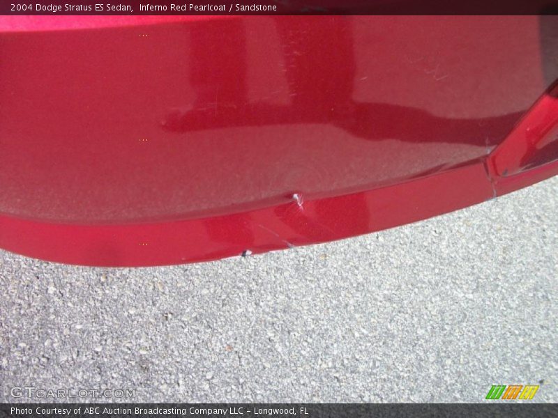 Inferno Red Pearlcoat / Sandstone 2004 Dodge Stratus ES Sedan