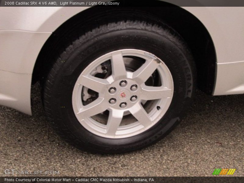 Light Platinum / Light Gray/Ebony 2008 Cadillac SRX 4 V6 AWD