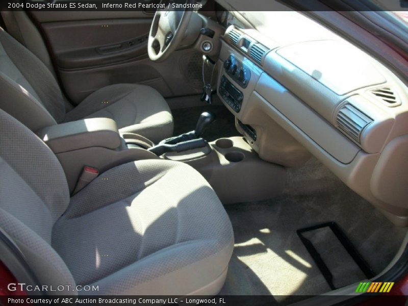 Inferno Red Pearlcoat / Sandstone 2004 Dodge Stratus ES Sedan