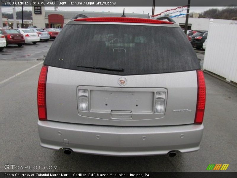 Light Platinum / Light Gray/Ebony 2008 Cadillac SRX 4 V6 AWD