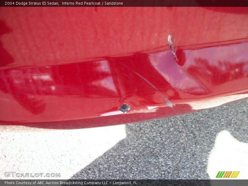 Inferno Red Pearlcoat / Sandstone 2004 Dodge Stratus ES Sedan
