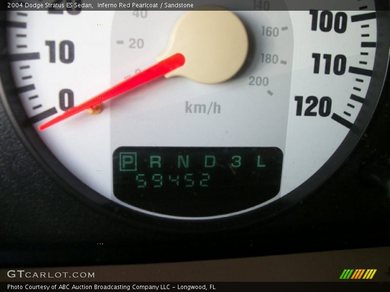 Inferno Red Pearlcoat / Sandstone 2004 Dodge Stratus ES Sedan