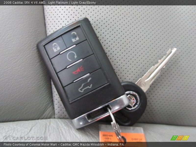 Light Platinum / Light Gray/Ebony 2008 Cadillac SRX 4 V6 AWD