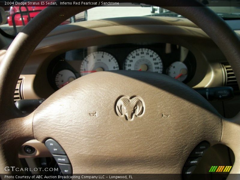 Inferno Red Pearlcoat / Sandstone 2004 Dodge Stratus ES Sedan