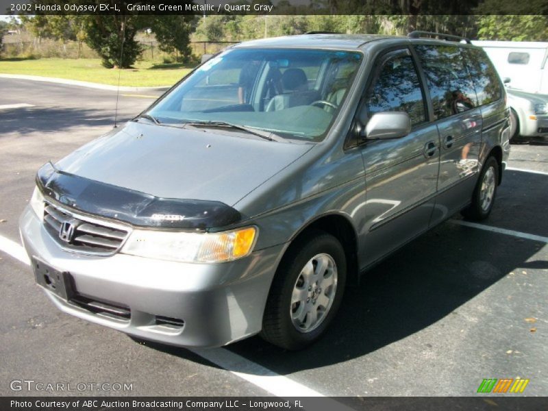 Granite Green Metallic / Quartz Gray 2002 Honda Odyssey EX-L