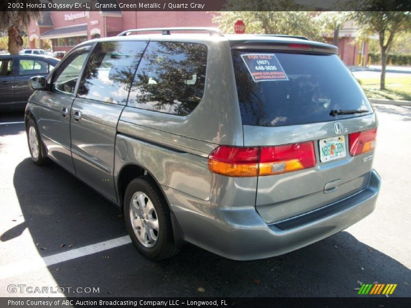 Granite Green Metallic / Quartz Gray 2002 Honda Odyssey EX-L