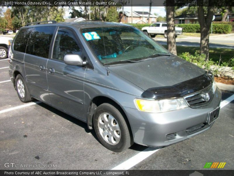 Granite Green Metallic / Quartz Gray 2002 Honda Odyssey EX-L