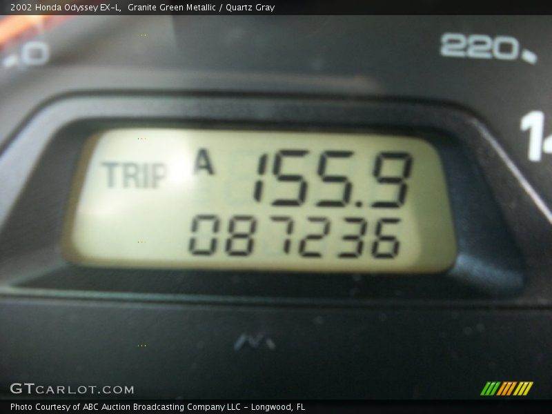 Granite Green Metallic / Quartz Gray 2002 Honda Odyssey EX-L