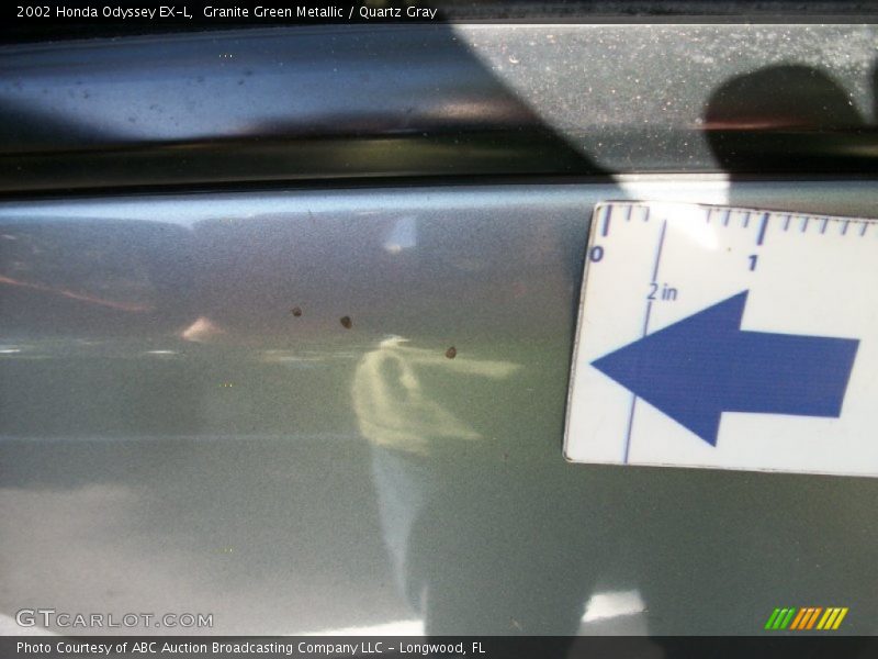 Granite Green Metallic / Quartz Gray 2002 Honda Odyssey EX-L