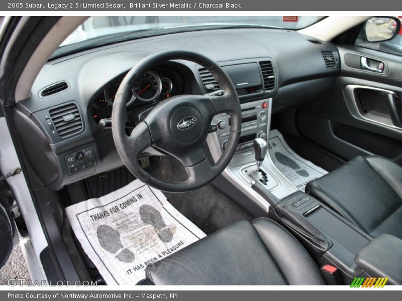  2005 Legacy 2.5i Limited Sedan Charcoal Black Interior