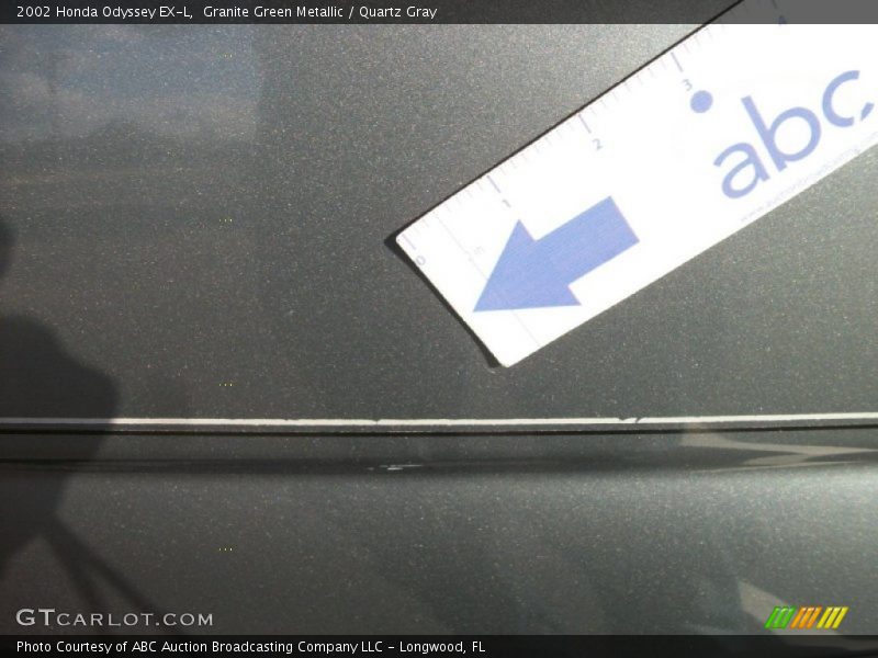 Granite Green Metallic / Quartz Gray 2002 Honda Odyssey EX-L