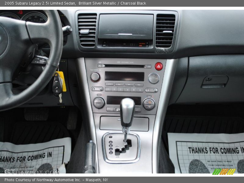 Brilliant Silver Metallic / Charcoal Black 2005 Subaru Legacy 2.5i Limited Sedan