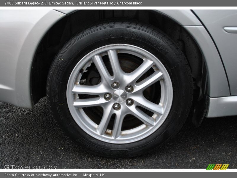 Brilliant Silver Metallic / Charcoal Black 2005 Subaru Legacy 2.5i Limited Sedan