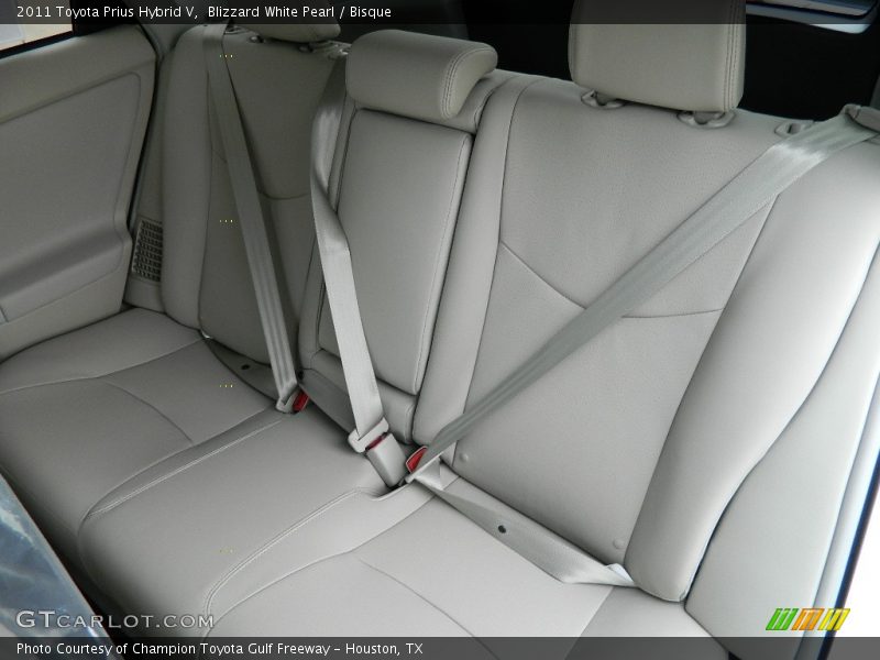 Blizzard White Pearl / Bisque 2011 Toyota Prius Hybrid V