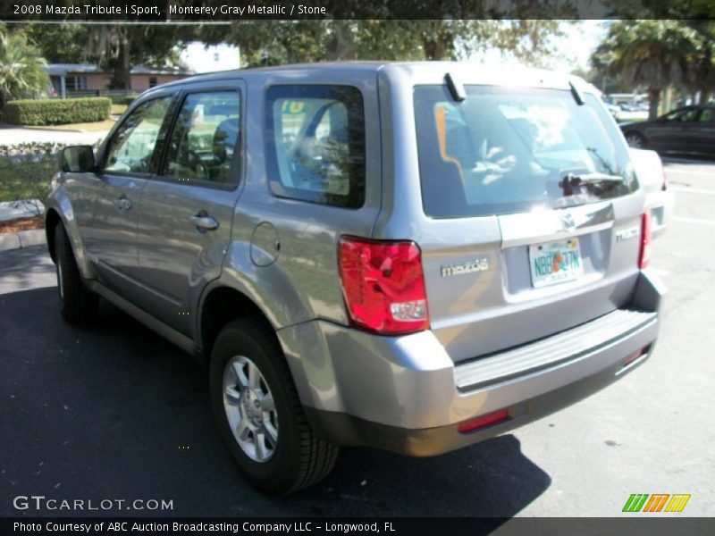 Monterey Gray Metallic / Stone 2008 Mazda Tribute i Sport