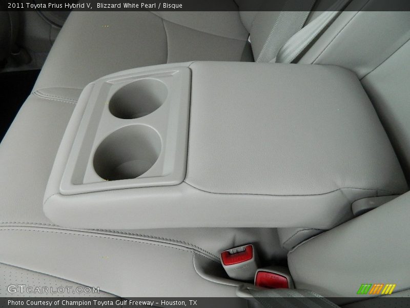 Blizzard White Pearl / Bisque 2011 Toyota Prius Hybrid V