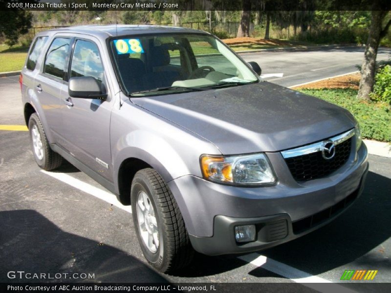 Monterey Gray Metallic / Stone 2008 Mazda Tribute i Sport
