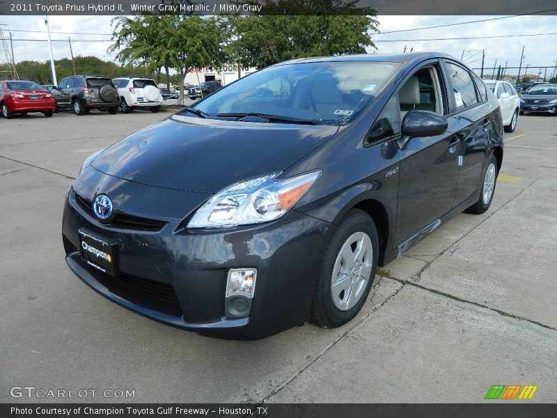 Winter Gray Metallic / Misty Gray 2011 Toyota Prius Hybrid II
