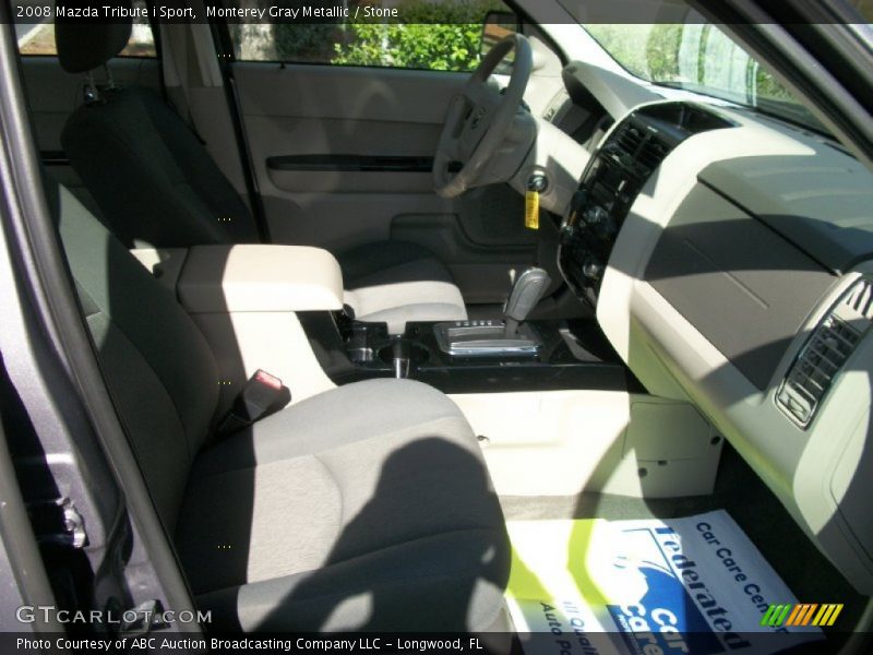 Monterey Gray Metallic / Stone 2008 Mazda Tribute i Sport