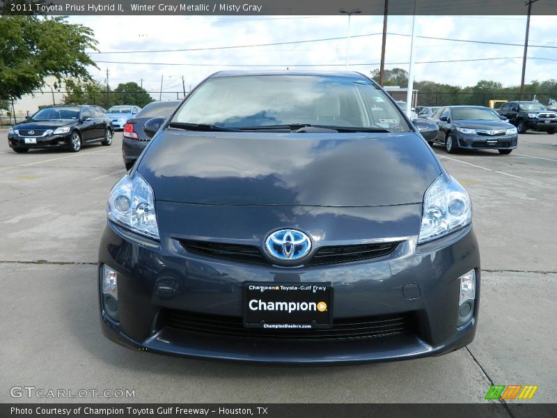 Winter Gray Metallic / Misty Gray 2011 Toyota Prius Hybrid II